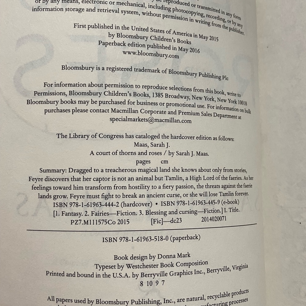 A Court of Thorns and Roses & A Court of Mist and Fury oop set - Picture 9 of 11